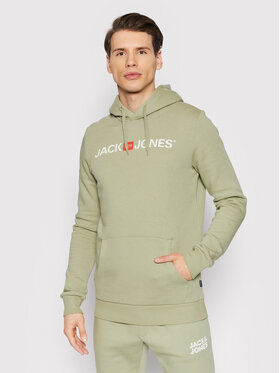 Jack&Jones Jack&Jones Bluză Corp Old Logo 12137054 Verde Regular Fit