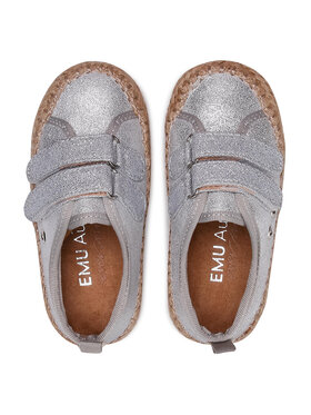 EMU Australia Espadrile Millner Metallic K12506 Srebrna