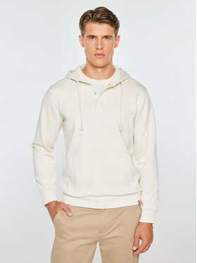 BIG STAR BIG STAR Bluza BAZYLER Kremowy Basic Fit