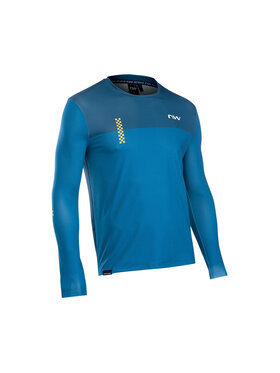 Northwave Northwave Koszulka rowerowa Xtrail 2 Man Jersey Long Sleeve Niebieski Regular Fit