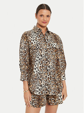 ViCOLO ViCOLO Košile TB2889 Hnědá Regular Fit