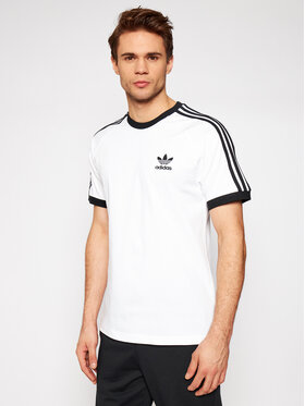 adidas adidas T-shirt adicolor Classics 3-Stripes GN3494 Blanc Slim Fit