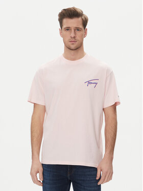 Tommy Jeans Tommy Jeans T-Shirt Faded Graphic DM0DM20768 Růžová Relaxed Fit