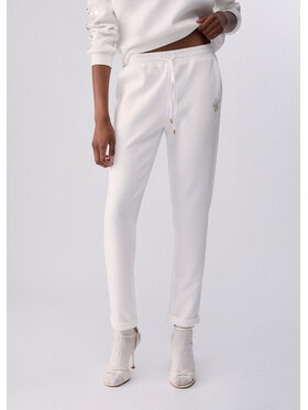 Liu Jo Liu Jo Pantaloni di tessuto TF6284J395810701 Bianco Regular Fit
