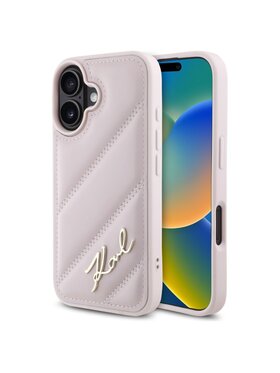 KARL LAGERFELD KARL LAGERFELD Etui na telefon Apple iPhone 16 Różowy