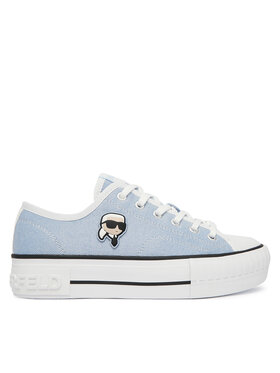KARL LAGERFELD KARL LAGERFELD Sneakers aus Stoff Kampus Max NFT KL60424G Blau