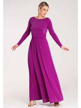 FIGL FIGL Sukienka koktajlowa M1166 Fioletowy Straight Fit