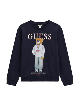Guess Guess Суитшърт L6YQ07 K4049 Тъмносин Regular Fit