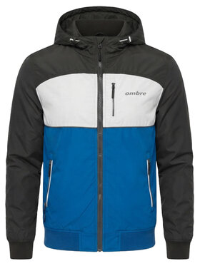 Ombre Ombre Kurtka przejściowa C588 Niebieski Regular Fit