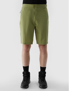4F 4F Шорти з тканини 4FWSS24TFSHM425 Зелений Regular Fit