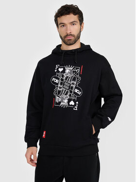 4F 4F Bluza FOB Czarny Loose Fit