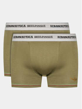 Aeronautica Militare Aeronautica Militare Súprava 2 kusov boxeriek AM1UBX003 Zelená
