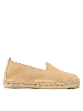 Manebi Manebi Espadrilky Suede Flat Espadrilles Béžová