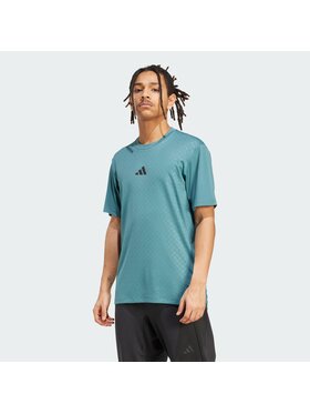 adidas adidas Koszulka techniczna 139897 Zielony Slim Fit