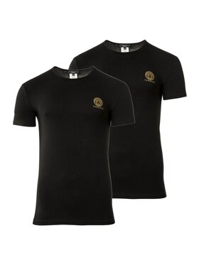 Versace Versace T-Shirt 26474 Czarny Slim Fit