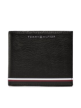 Tommy Hilfiger Tommy Hilfiger Velká pánská peněženka Th Central Mini Cc Wallet AM0AM11258 Černá