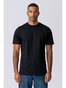 TeeShoppen TeeShoppen T-Shirt 'Basic Collection' Czarny Regular Fit