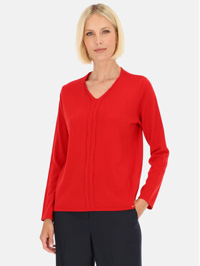Potis & Verso Potis & Verso Sweter Kaili Czerwony Regular Fit
