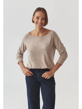TATUUM TATUUM Sweter BROOKE Beżowy Classic Fit