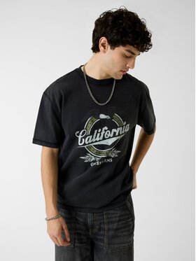 Guess Guess Tričko 183251 Čierna Classic Fit