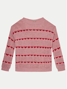 United Colors Of Benetton United Colors Of Benetton Светр 1076Q106V Рожевий Regular Fit