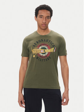 Aeronautica Militare Aeronautica Militare Футболка 251TS2414J641 Хакі Regular Fit