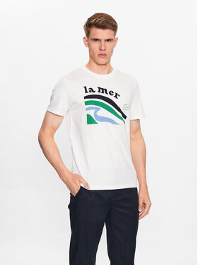 Casual Friday Casual Friday Tricou 20504707 Alb Regular Fit