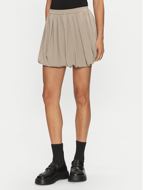 Please Please Φούστα mini G0MJCSI000 Μπεζ Regular Fit