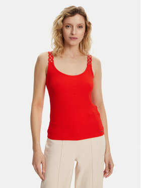 Morgan Morgan Top 251-DOUBI Červená Slim Fit