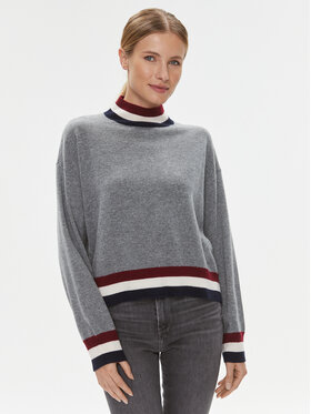 Tommy Hilfiger Tommy Hilfiger Dolčevita WW0WW39536 Siva Regular Fit