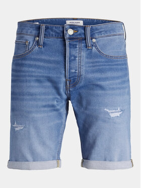 Jack&Jones Jeans Kratke Hlače Rick Icon 12249208 Modra Regular Fit