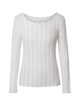 Me complete Me complete Bluzka Long Sleeve Biały Slim Fit
