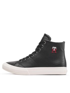 Tommy Hilfiger Tenisice Th Hi Vulc Street Leather FM0FM04739 Crna