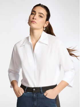 Elena Mirò Elena Mirò Bluzka 2043Z100037N001 Biały Boxy Fit