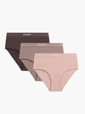Atlantic Atlantic Figi klasyczne z wysokim stanem outside elastic Brązowy