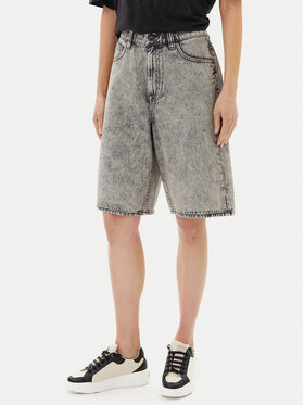 Volcom Volcom Szorty jeansowe Beeggy B2012504 Szary Baggy Fit