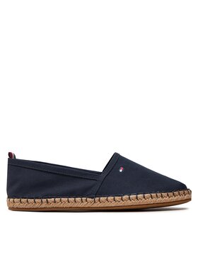 Tommy Hilfiger Tommy Hilfiger Espadryle Basic Tommy Flat Espadrille FW0FW06497 Granatowy