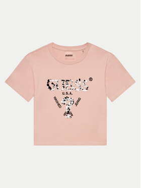 Guess Guess T-shirt J4YI46 K8FQ4 Ružičasta Boxy Fit