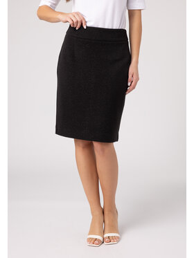 QUIOSQUE QUIOSQUE Sukňa QUIOSQUE 7VL001249 Čierna Regular Fit
