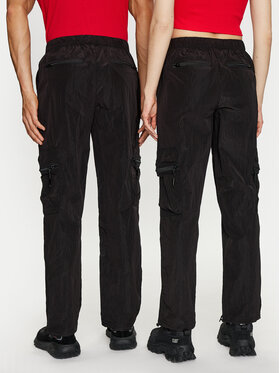 Rains Hlače Kano Pants Regular 19200 Crna Regular Fit