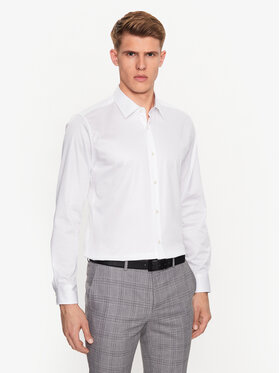 JOOP! JOOP! Košile 30034139 Bílá Slim Fit