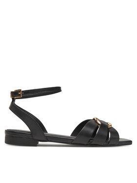 TWINSET TWINSET Sandale Ciabatta 251GCJ04A Negru