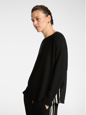 Elena Mirò Elena Mirò Sweter M448Z000576N0A1 Czarny Boxy Fit