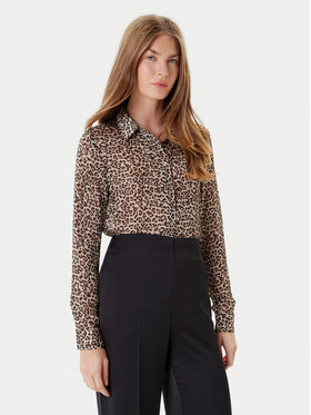 Guess Guess Риза W5YH0X WDW82 Бежов Regular Fit