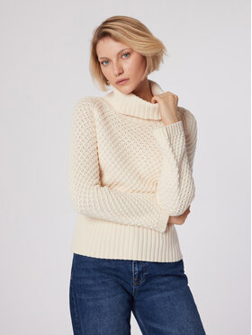 Simple Simple Поло SWD508-02 Бял Standard Fit