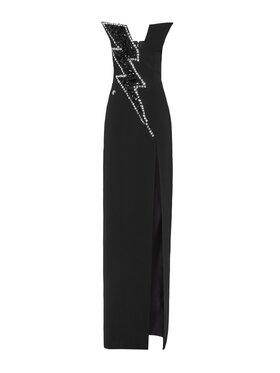 PHILIPP PLEIN PHILIPP PLEIN Abito da sera 4337 Nero Fitted Fit