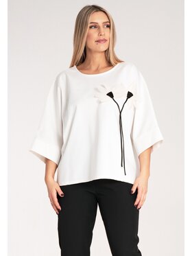 FIGL FIGL Blúzka M1118 Biela Regular Fit