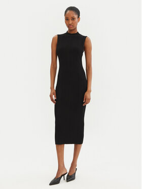 MICHAEL Michael Kors MICHAEL Michael Kors Džemper haljina MR582UN33D Crna Slim Fit