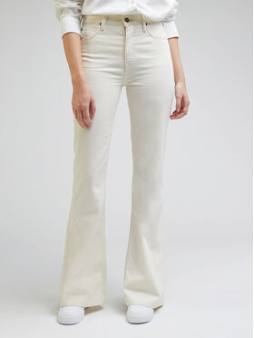 Lee Lee Дънки Breese L32YQW49 Бежов Flare Fit