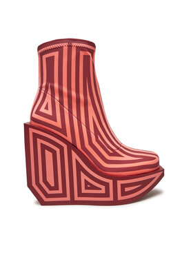 United Nude United Nude Polokozačky Wa Bootie Hi 1087983182 Červená